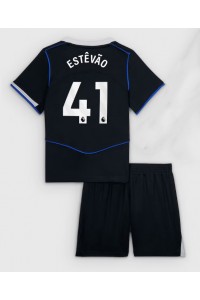 Chelsea Estevao Willian #41 Jalkapallovaatteet Lasten Kolmas peliasu 2025-26 Lyhythihainen (+ Lyhyet housut)